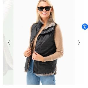 Tuckernuck Faux fur waxed vest